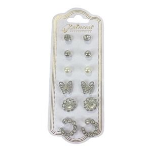 Princess Accessories 6Pk Stud Earring Set
